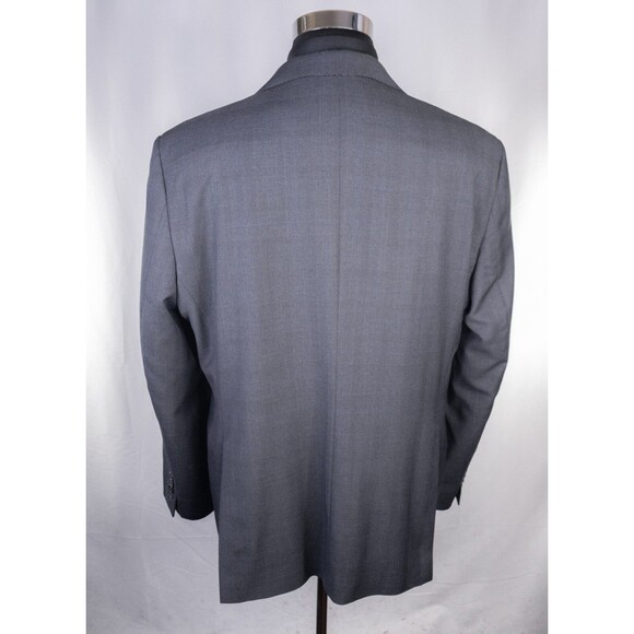 Jos A Bank RESERVE REDA 2 Piece Suit 47R Gray Plaid Jacket Coat Pants Sz 41X27.5 - Picture 8 of 16